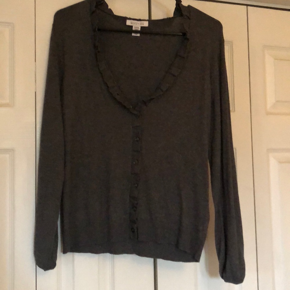 Kenneth Cole Reaction Ruffle Sweater